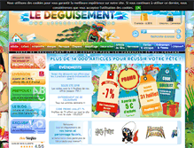 Tablet Screenshot of ledeguisement.com